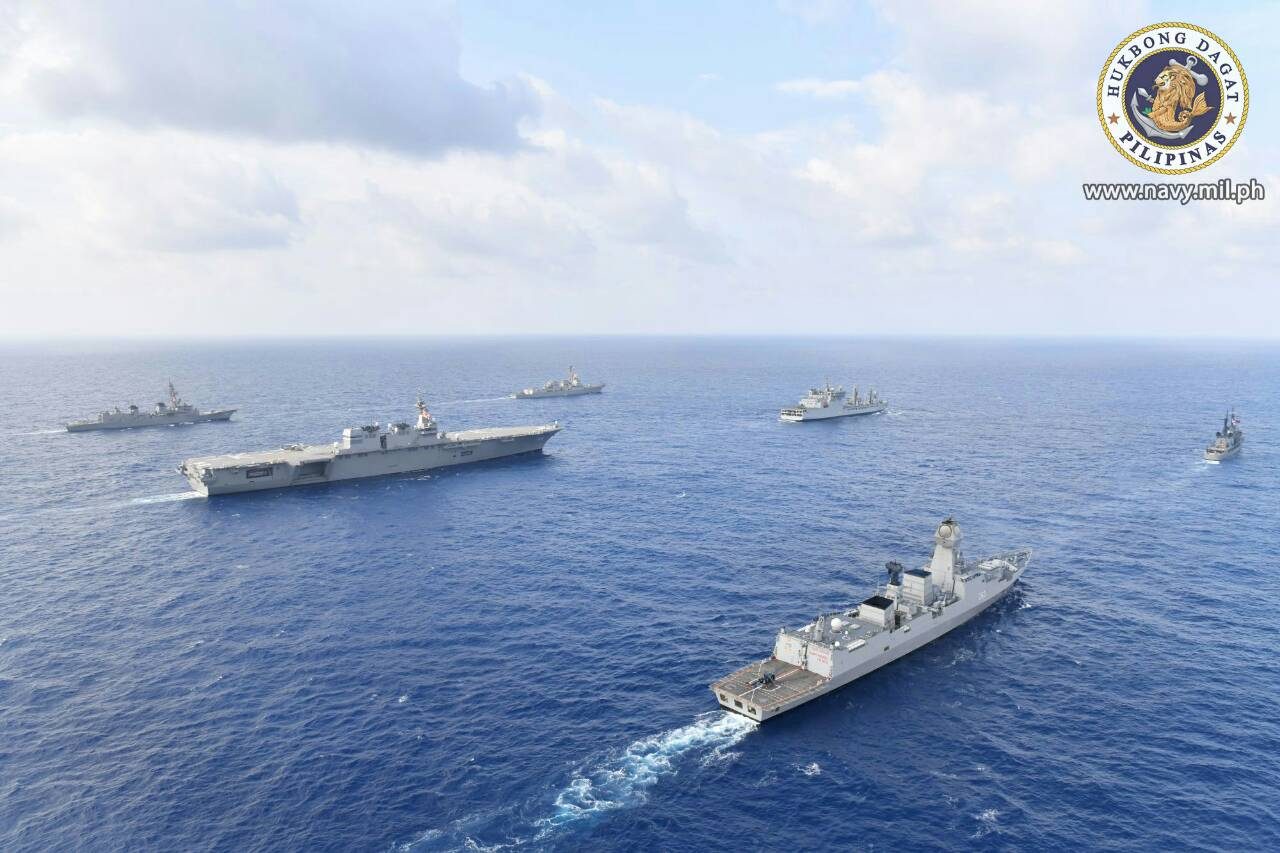 IN PHOTOS: PH, U.S., Japan, India flex muscles in South China Sea