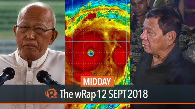 Duterte dares AFP, Trillanes warrant, Typhoon Mangkhut | Midday wRap