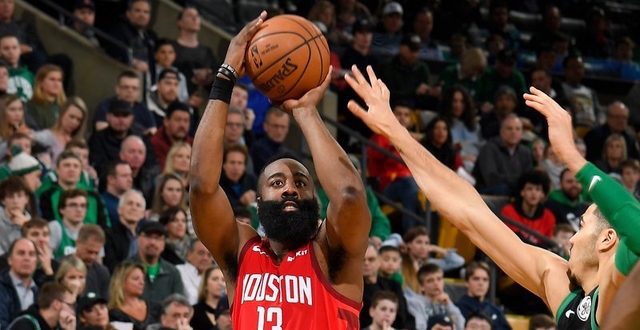 Harden powers Rockets over struggling Celtics