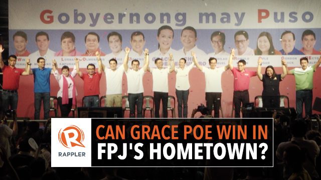 Can Grace Poe win in FPJ’s hometown?