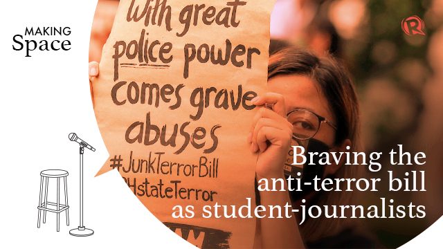 [PODCAST] Making Space: Braving the anti-terror bill as student-journalists
