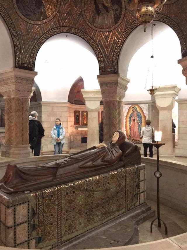 CRYPT OF MARY. A reclining statue of Mary marks the spot where she is believed to have died. Photo by Natashya Gutierrez/Rappler 