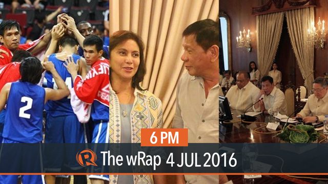 1st executive order, Duterte-Robredo meet, Gilas Pilipinas | 6PM wRap