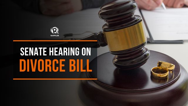 LIVE: Senate hearing on the divorce bill