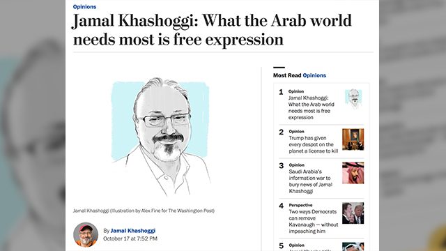 Washington Post publishes ‘last piece’ by missing Saudi journalist