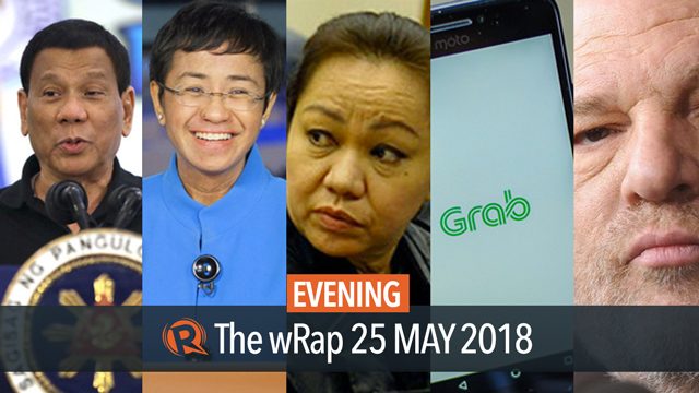 Duterte on women, Rappler’s awards, Weinstein surrenders  | Evening wRap
