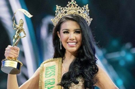 Ariska Putri Pertiwi dinobatkan sebagai Miss Grand Slam 2017
