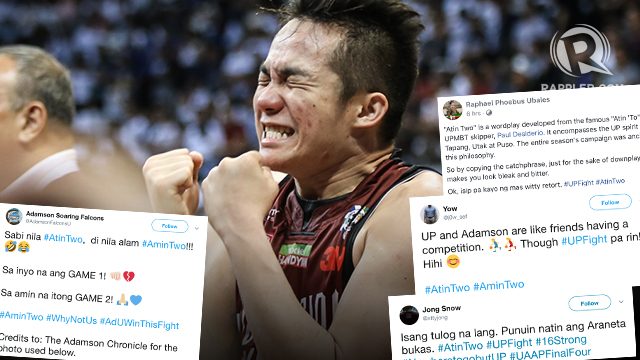 #AtinTwo vs #AminTwo: UAAP fans engage in hashtag war