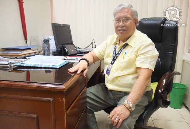 LEADING THE CRACKDOWN. Before his retirement, Nicomedes Enad was chief of the Bureau of Customs' Environmental Protection Unit. Photo by Pia Ranada/Rappler 