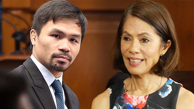 Opposition to Lopez’s confirmation gives Pacquiao ‘headache’