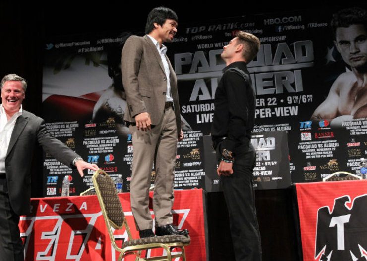 Pacquiao says he’ll knock Algieri out in six rounds