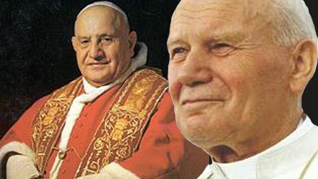 Pope declares John Paul II, John XXIII saints