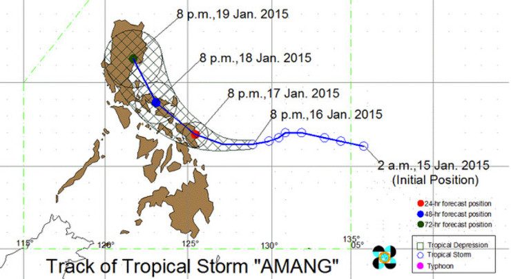 #AmangPH intensifies, Samar island under Signal No 2