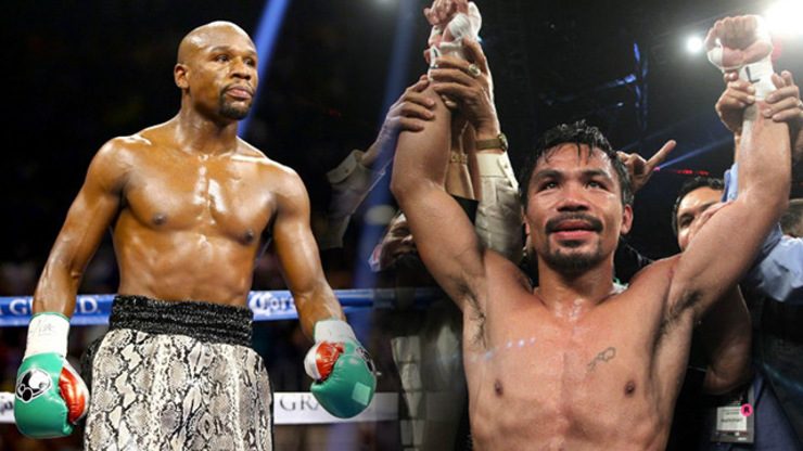 Vegas oddsmakers favor Mayweather over Pacquiao