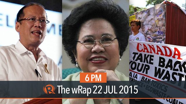 Miriam on presidency, Aquino on voters, Canada’s garbage | 6PM wRap