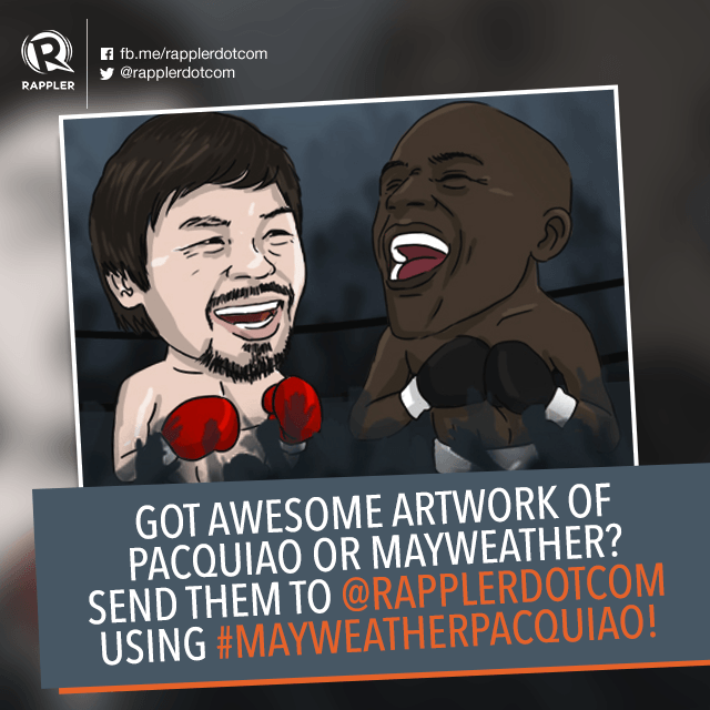 Awesome artworks for Mayweather vs Pacquiao fight