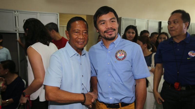 Pacquiao chooses Binay over friend Duterte