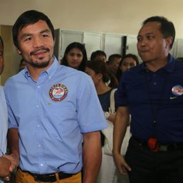 Pacquiao chooses Binay over friend Duterte