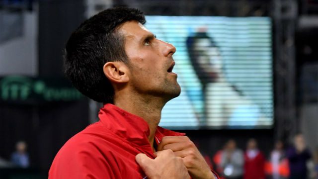 Djokovic survives Davis Cup scare, champions Argentina slump