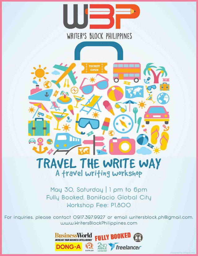 A workshop for aspiring travel writers