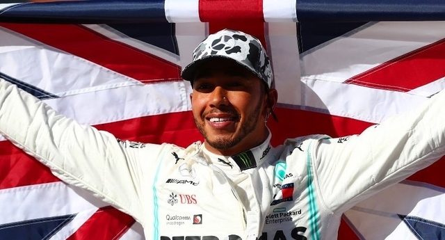 TAKING A STAND. Lewis Hamilton says taking a knee is an 'emotional and poignant chapter in the progress of making F1 a more diverse and inclusive sport.' Photo from Twitter/@F1 
