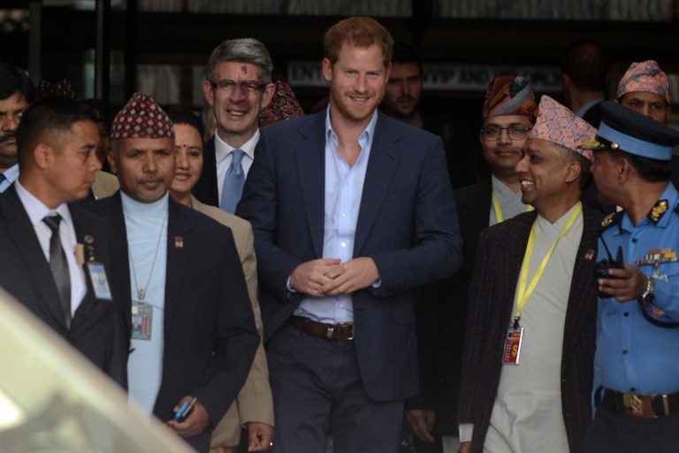 Prince Harry hopes to draw focus to quake-hit Nepal with visit