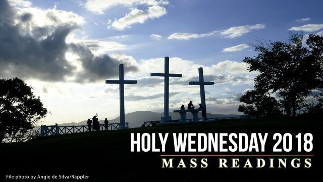 Holy Week 2018: Mass readings for Holy Wednesday