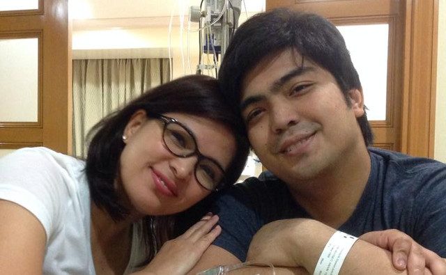 ON LEAVE. Cavite Vice Governor Jolo Revilla (here with his mother, Cavite Representative Lani Mercado Revilla) goes on a month-long leave as he recuperates from a gun shot wound. Photo from the congresswoman’s Facebook account