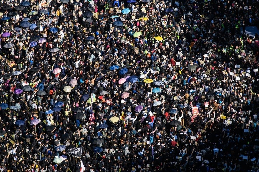 WATCH: 800,000 people mark 6 months of Hong Kong protests