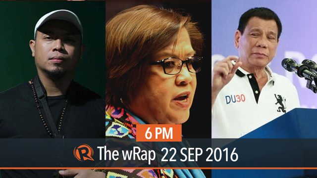 De Lima, Duterte, Sebastian | 6PM wRap