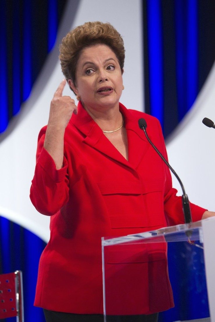 Brazil incumbent goes on offensive in presidential debate