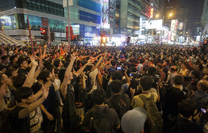 Pro-democracy protests hit Hong Kong’s core retail sector
