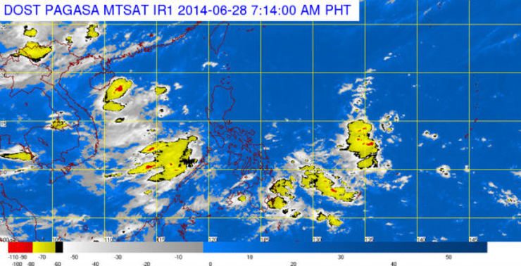 Moderate to strong winds over Luzon on Saturday