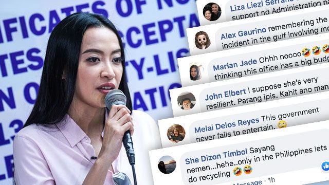 ‘This gov’t is good at recycling garbage’: Netizens slam Mocha Uson’s OWWA appointment