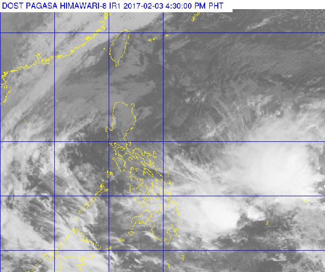 Tropical Depression Bising set to bring moderate to heavy rain