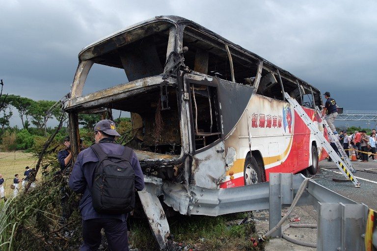‘Suicidal’ driver caused fatal Taiwan bus inferno