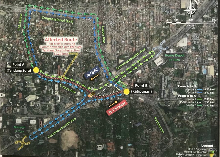 Tandang Sora flyover in Quezon City to be demolished for MRT7