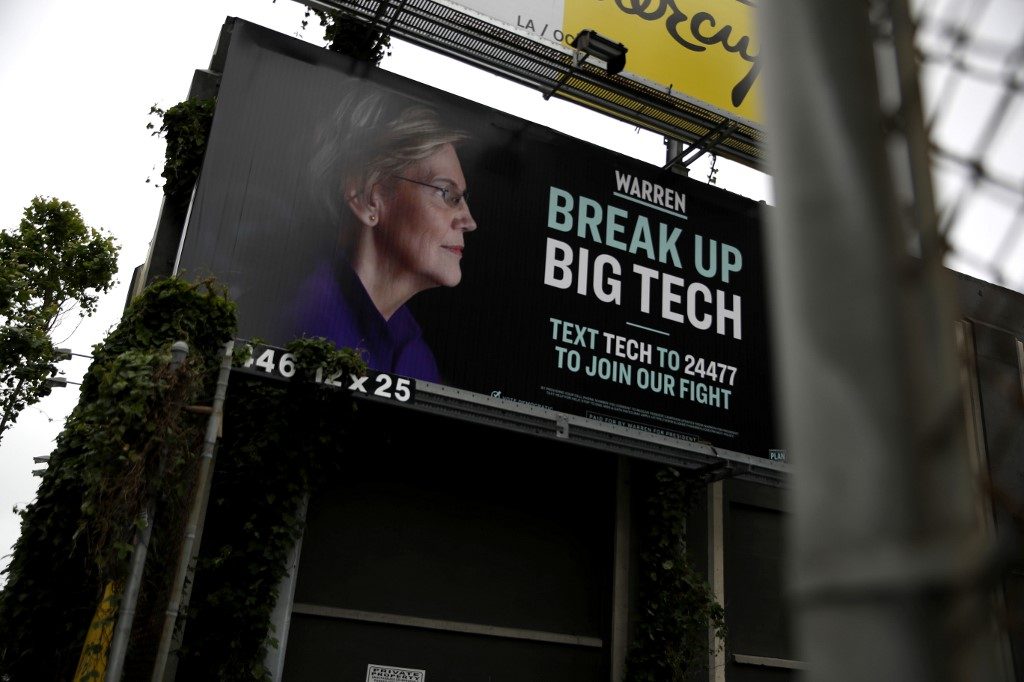 U.S. presidential candidate Warren runs fake Facebook ad to target ad policies