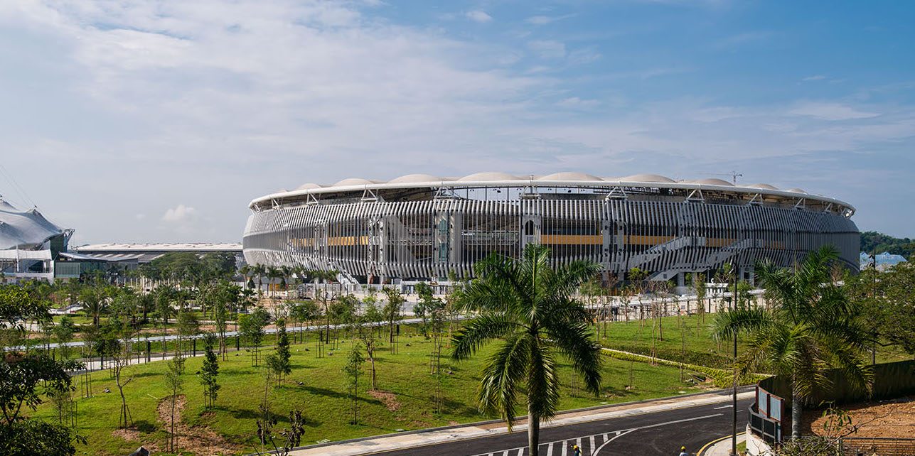 REJUVENATED. The main venue of the 29th Southeast Asian Games can seat up to 87,000 people. Photo from Malaysian Resources Corporation Berhad 
