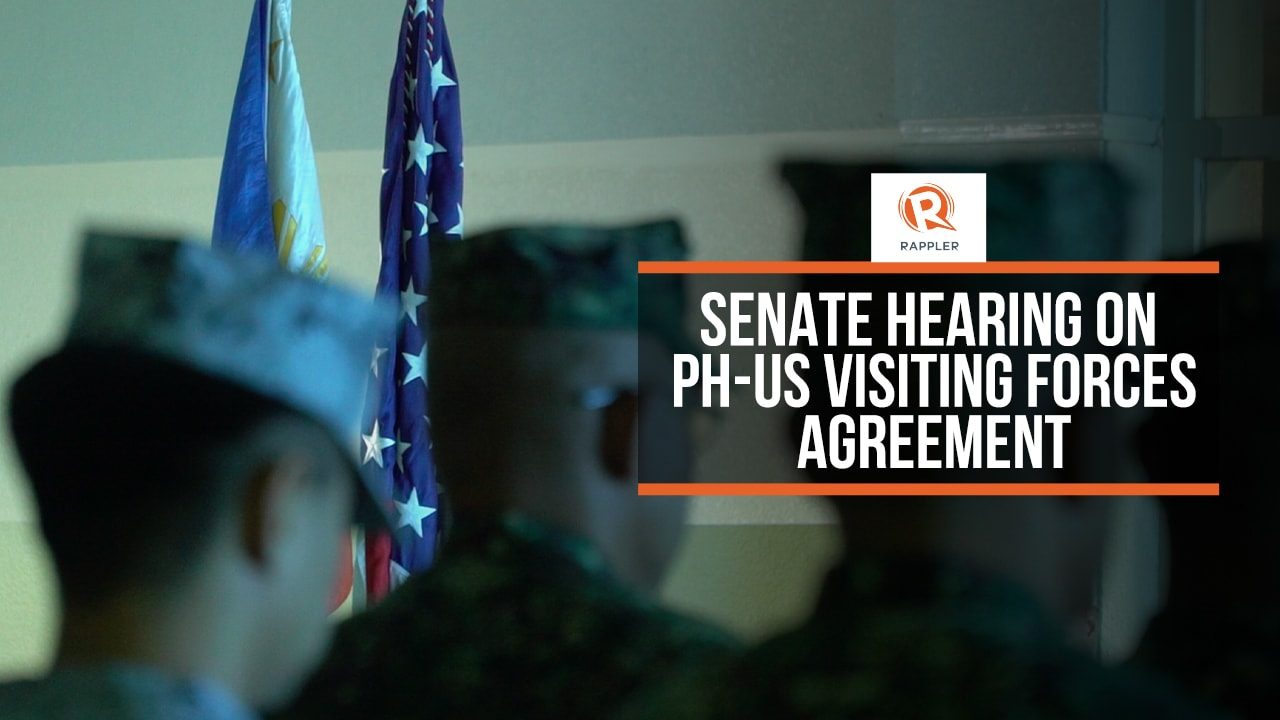 LIVE: Senate hearing on PH-U.S. Visiting Forces Agreement