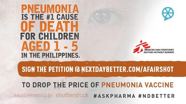 A fair shot: Campaign to cut PH pneumonia vaccine price