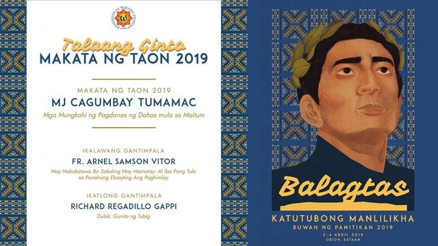 Resulta ng Talaang Ginto: Makata ng Taon 2019, inilabas na