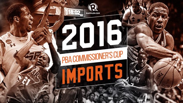 INFOGRAPHIC: Meet the 2016 PBA Commissioner’s Cup imports