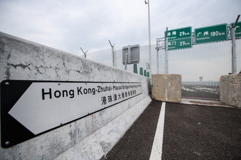 Mega Hong Kong-China bridge opening October 24