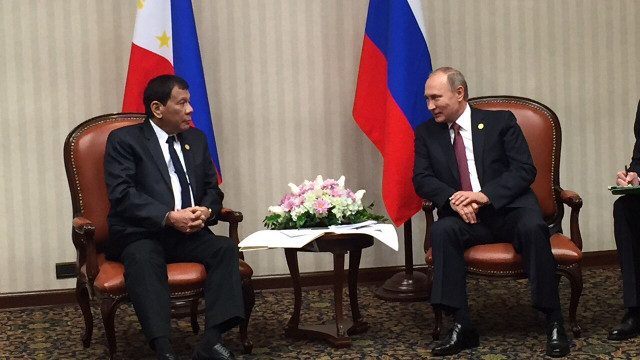 Duterte meets his ‘idol’ Putin