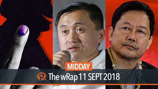 Comelec substitution rule, PCIJ report on Bong Go, Trillanes cases | Midday wRap