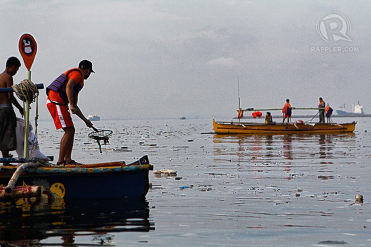 CLEANING UP. The recent audit also shows there is still much left to do to rehabilitate Manila Bay.