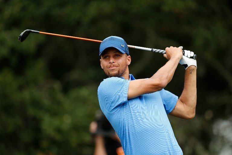 Steph Curry fires a respectable 74 in pro golf debut