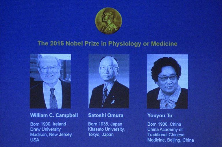 Chinese herbal expert among Nobel medicine prize winners