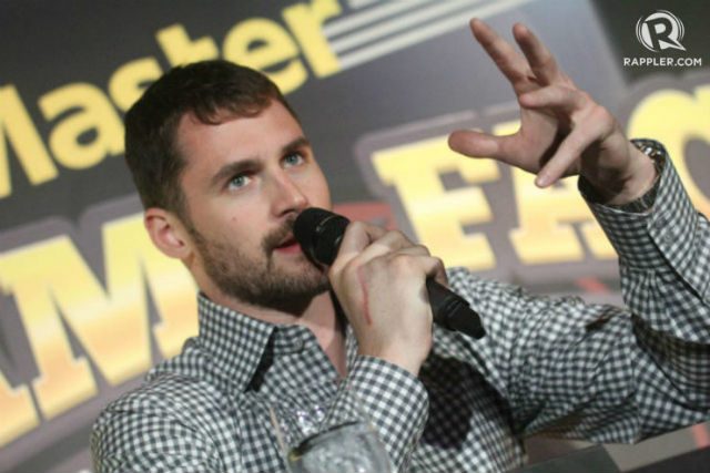 HE'S BACK. Kevin Love has agreed to a 5-year deal with the Cavaliers. Photo by Kevin Dela Cruz/Rappler 